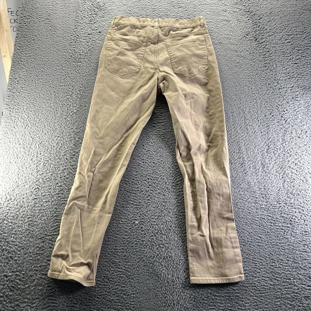 H&M Pant Mens 30x30‎ Brown Cotton Khakis Straight Leg Workwear Utility Stretch